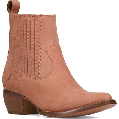 Frye Sacha Western Chelsea Boot in Rose Cake