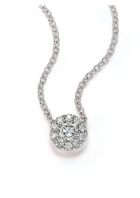 Fulfillment Diamond & 18K White Gold Pendant Necklace