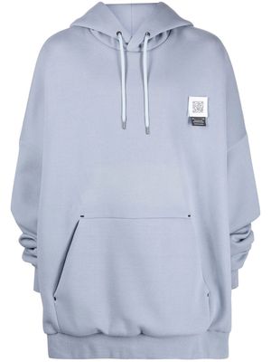 Fumito Ganryu 2Way pullover hoodie - Blue