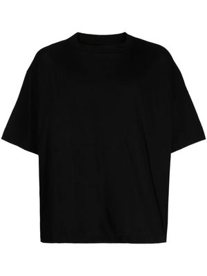 Fumito Ganryu crew-neck cotton T-shirt - Black