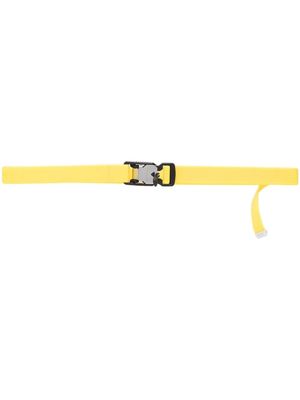 Fumito Ganryu elasticated buckle belt - Yellow
