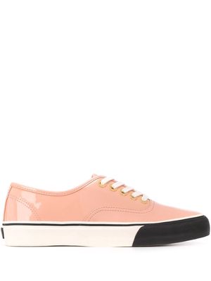 Fumito Ganryu varnished effect sneakers - Pink