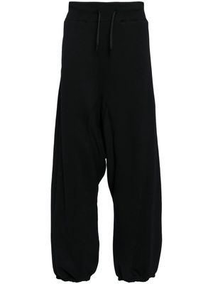 Fumito Ganryu x Phenomenon drop-crotch track pants - Black