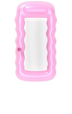 FUNBOY Clear Mesh Lounger in Pink.