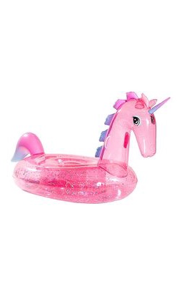 FUNBOY Glitter Unicorn Float in Pink.