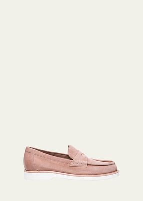 Funnel Suede Casual Penny Loafers