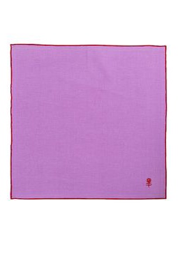 Furbish Studio Icon Linen Napkin in Purple.