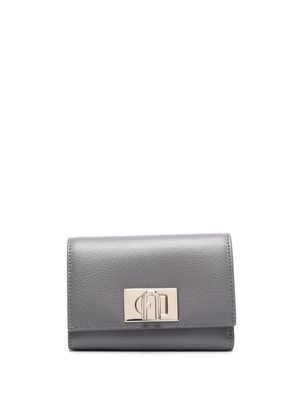 Furla 1927 Compact M leather wallet - Grey