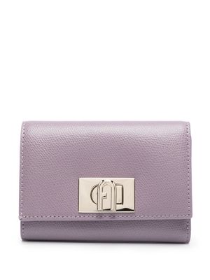 Furla 1927 Compact M leather wallet - Purple