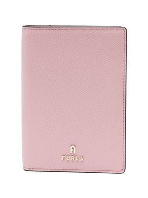 Furla bi-fold leather wallet - Pink