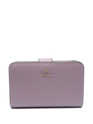 Furla bi-fold leather wallet - Purple