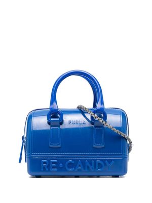 Furla Candy logo-embossed mini bag - Blue