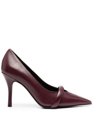 Furla Core 80mm leather pumps - Red