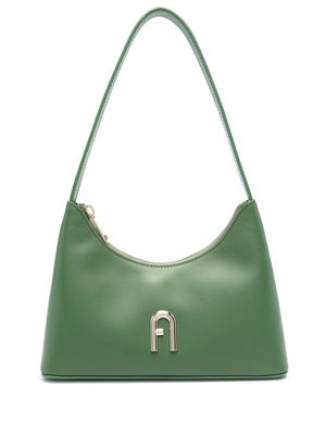 Furla Diamante Arch-motif leather bag - Green