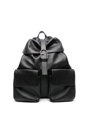 Furla Flow leather backpack - Black