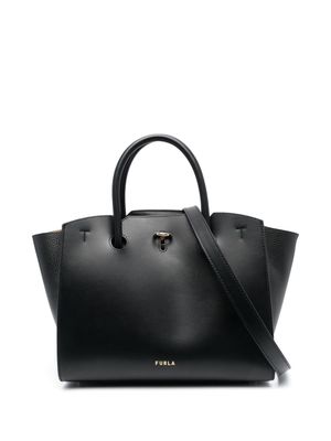 Furla Genesi leather tote bag - Black