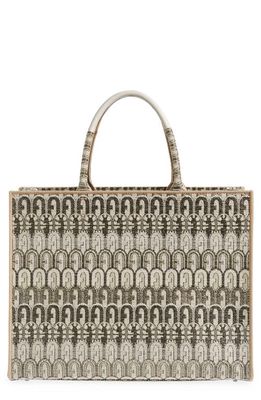 Furla Large Opportunity Jacquard Tote in Toni Color Gold