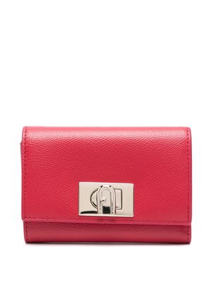 Furla medium 1927 leather wallet - Red