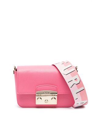Furla mini Metropolis leather crossbody bag - Pink