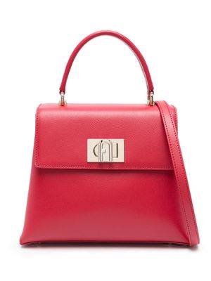 Furla small 1927 leather tote bag - Red