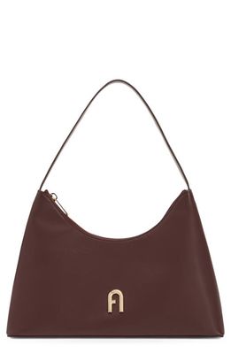 Furla Soft Leather Shoulder Bag in Chianti