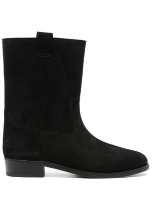 FURSAC almond-toe slip-on boots - Black