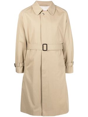 FURSAC belted poplin trench coat - Neutrals