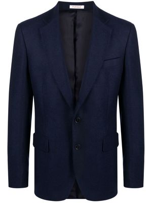 FURSAC cashmere single-breasted blazer - Blue