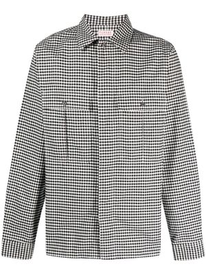 FURSAC check-pattern cotton shirt - Black