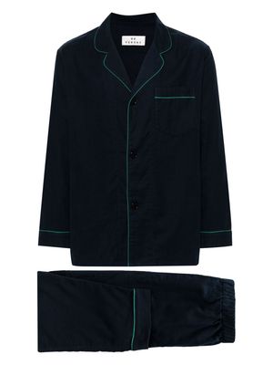 FURSAC contrasting-trim pajama set - Blue