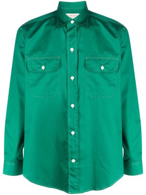 FURSAC cotton poplin shirt - Green