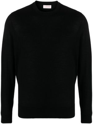 FURSAC crew-neck wool jumper - Black
