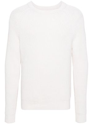 FURSAC crew-neck wool jumper - White