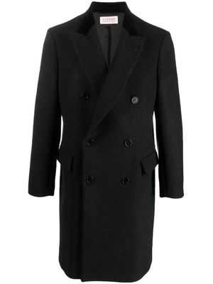 FURSAC double-breasted wool coat - Black