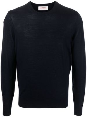 FURSAC fine-knit crew-neck jumper - Blue