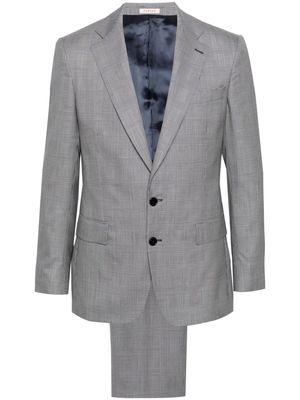 FURSAC houndstooth checked suit - Blue