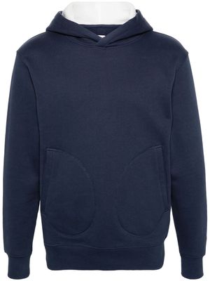FURSAC logo-appliqué jersey hoodie - Blue