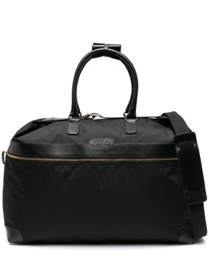 FURSAC logo-patch leather luggage - Black