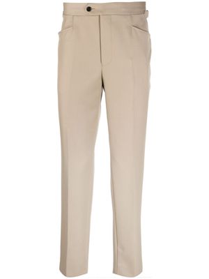 FURSAC mid-rise cotton tailored trousers - Neutrals