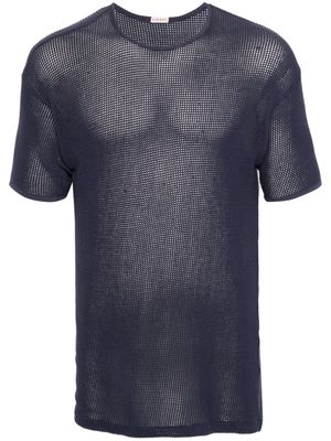 FURSAC open-knit T-shirt - Blue