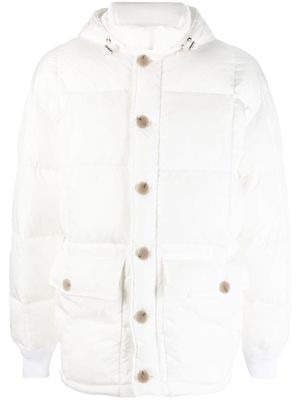 FURSAC padded hooded down jacket - White