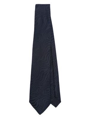 FURSAC patterned-jacquard silk tie - Blue