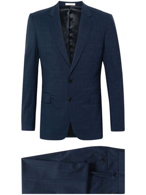 FURSAC Prince-of-Wales-check wool suit - Blue
