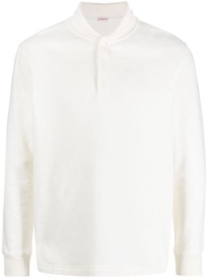 FURSAC shawl-collar cotton sweatshirt - Neutrals