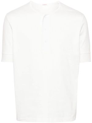 FURSAC short button-fastening T-shirt - White