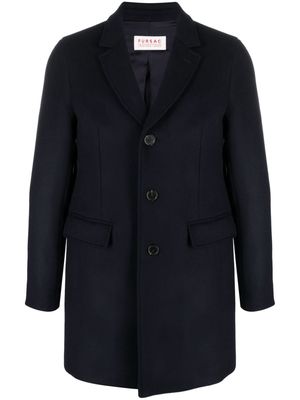 FURSAC single-breasted narrow-lapels coat - Blue