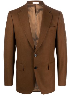 FURSAC single-breasted virgin wool blazer - Brown