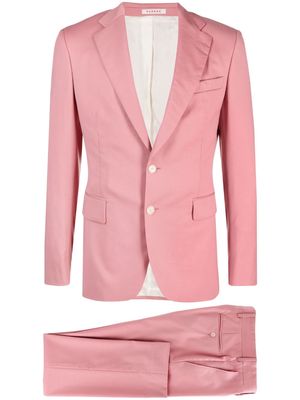 FURSAC single-breasted virgin-wool suit - Pink