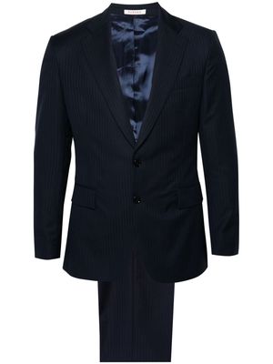 FURSAC single-breasted wool suit - Blue