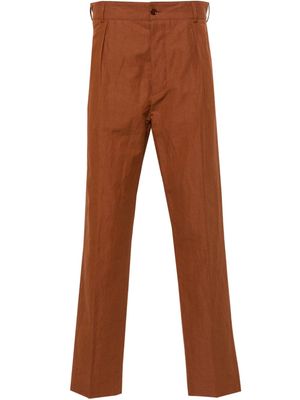 FURSAC slim-cut trousers - Brown